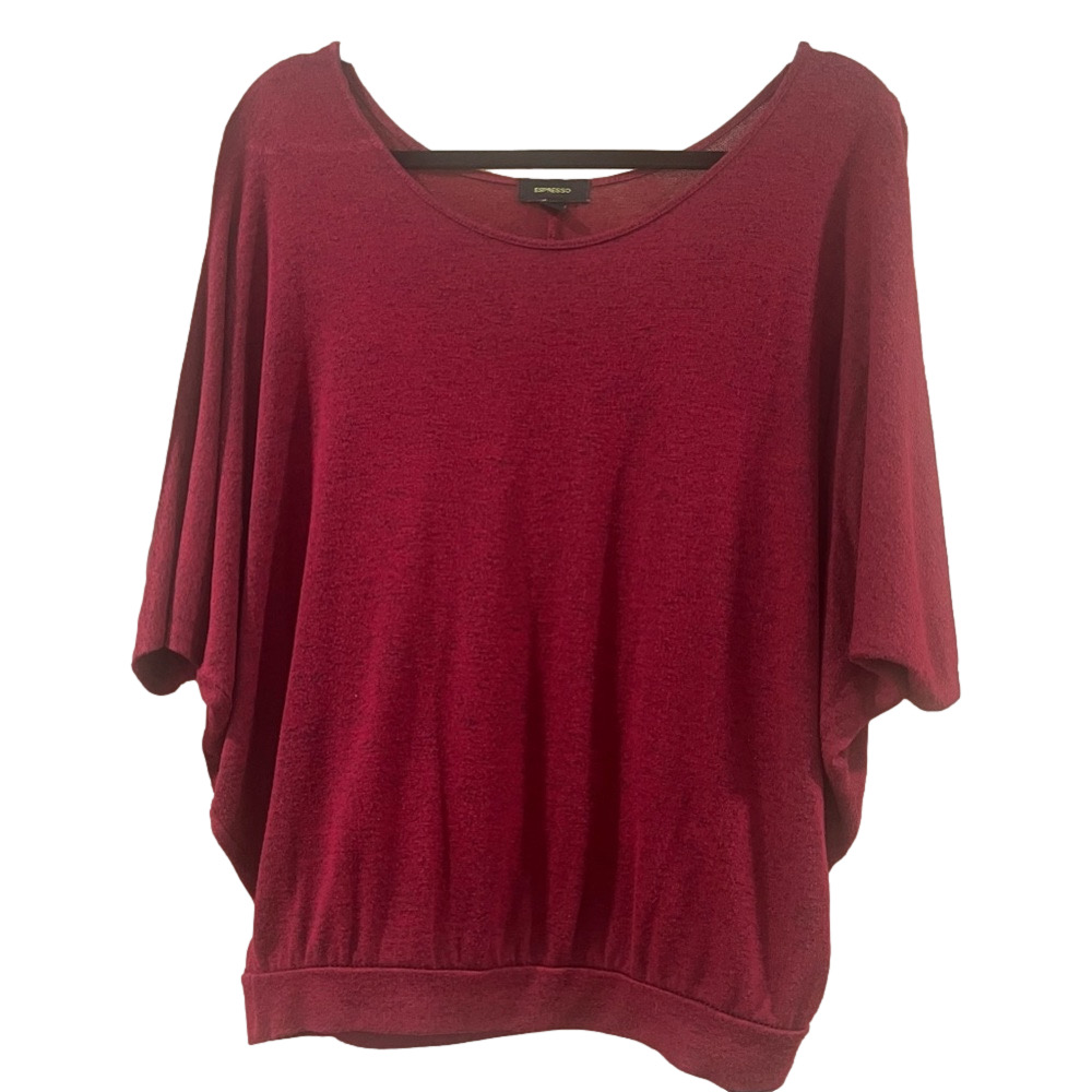 Espresso knit top